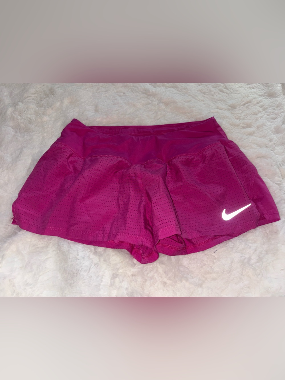 Nike Women's Fuchsia Athletic Running Shorts